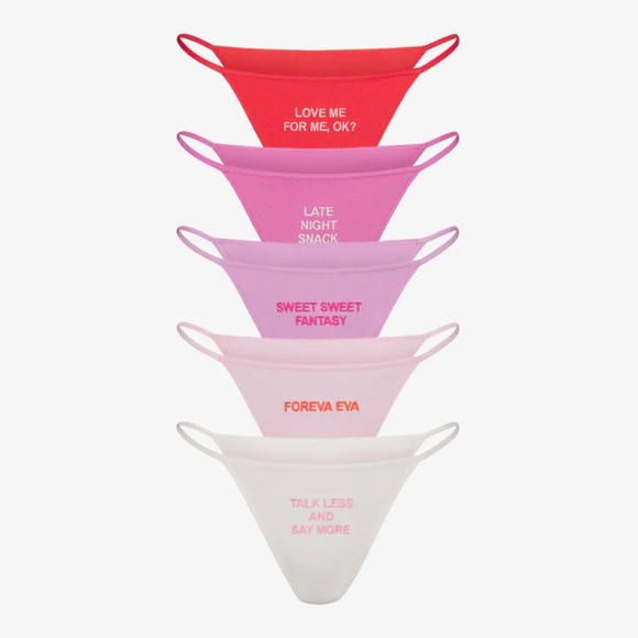 Cotton Jersey String Bikini Pack | Size Medium | SKIMS | NEW 🌹 - Picture 3 of 17